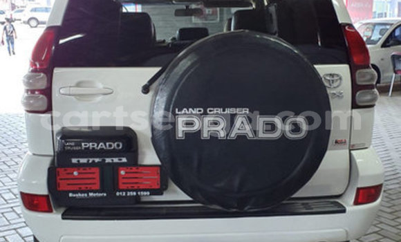 Buy Used Toyota Land Cruiser Prado White Car in Ezulwini in Hhohho Buy Used Toyota Land Cruiser Prado White Car in Ezulwini in Hhohho