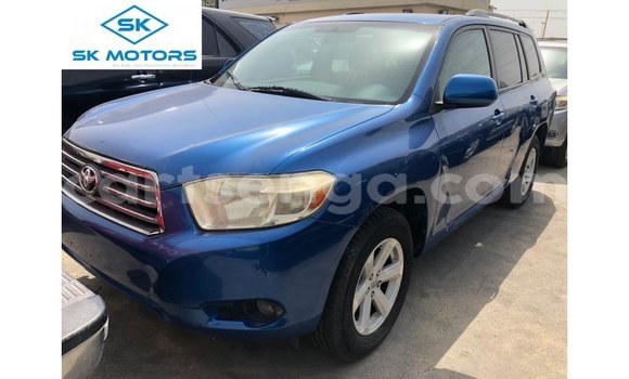 Nunua Imported Toyota Highlander Blue Gari ndani ya Import - Dubai nchini Hhohho