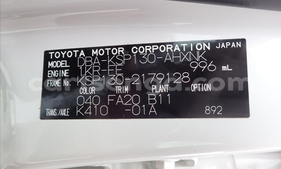 Acheter Occasion Voiture Toyota Vitz Blanc à Ezulwini, Hhohho Acheter Occasion Voiture Toyota Vitz Blanc à Ezulwini, Hhohho