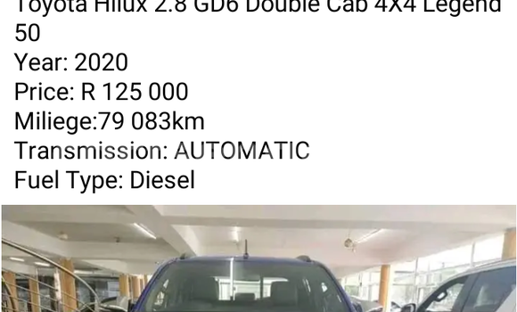 Buy Used Toyota Hilux Blue Car in Mbabane in Manzini